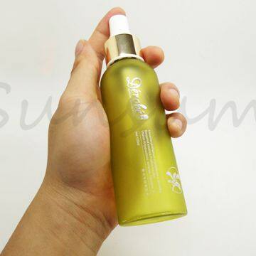 Matte Color Lotion Pump Cosmetic Spray Round Lotion Bottle 120ml