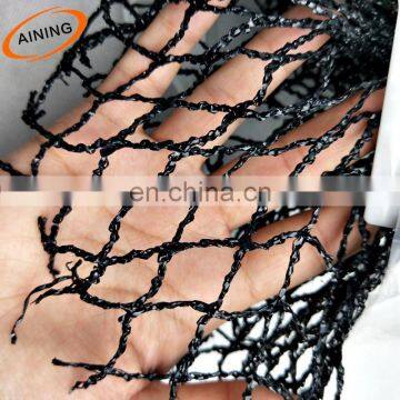 100% PE Black Agricultural Knotted Anti Bird Netting For Sale