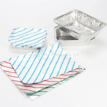 Foil Sheet for Airline Catering with Stripe Printing