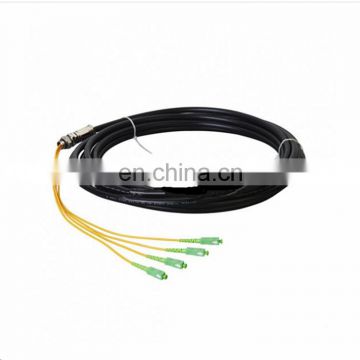 Outdoor Waterproof Single Mode Simplex Duplex FTTH Fiber Optic Pigtail With ST FC SC LC Connector