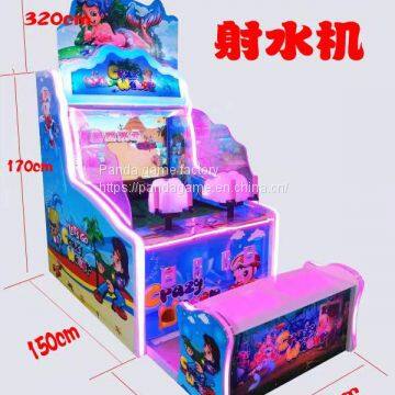Coin Operated Water Gun Shooting Arcade Kids Games Machine