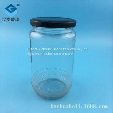 Wholesale Honey Glass Bottle 600ml Chili Sauce Glass Bottle Manufacturer photo-5
