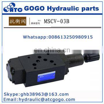 MSCV Series MSCV-02 MSCV-03 MSCV-04 MSCV-06 Modular Sequence Valve Hydraulic Actuators Solenoid Control Valve Throttle Valve photo-2