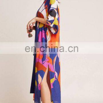 Robe Plage 2019 Cotton Swim Suit Cover up Plus Size Print Beach Coverups for Women Sarong Beach Wrap Bathing Suit Cover Ups photo-6