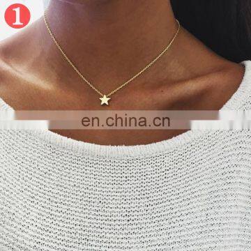 Hot Sale 20styles Tiny Heart Necklace for Women Chain Heart Shape Pendant Gift Gold Silver Ethnic Bohemian Choker Necklace photo-3