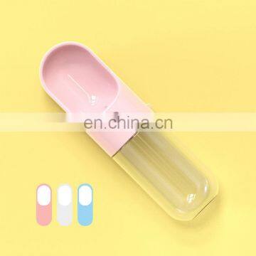 Wholesale Capsule Style 400ml ABS Portable Dog Water Bottle Outdoor Travel Pet Dog Water Bottle photo-2