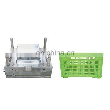 Rolling shopping basket with wheels Supermarket plastic basket mould