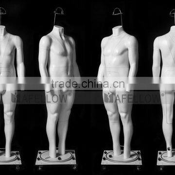 GH25 Plus-size Ghost Mannequin Fat Man Removable Invisible men fiberglass Dummy Model