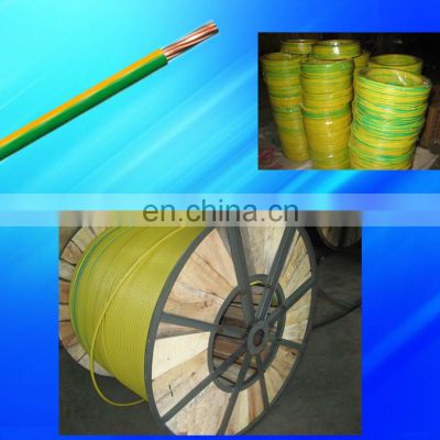 yellow green wire earthing cable 16mm2