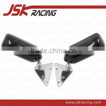 UNIVERSAL STYLE F1 CARBON FIBER SIDE MIRROR (PLAIN WEAVE ) (JSK400701)