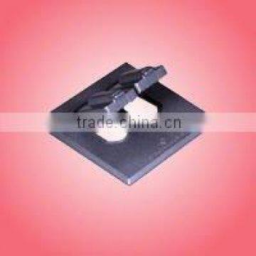 2-Gang weatherproof outlet box cover