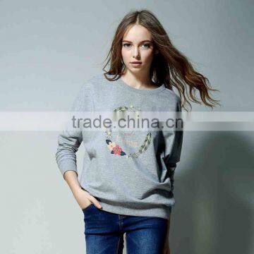 Chinese manufacturer High quality Newest fashion lady hoody