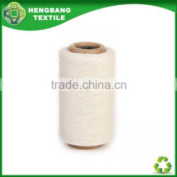 HB721 Wholesale recycled bleached tc oe polyester cotton cone yarn machine knitting price