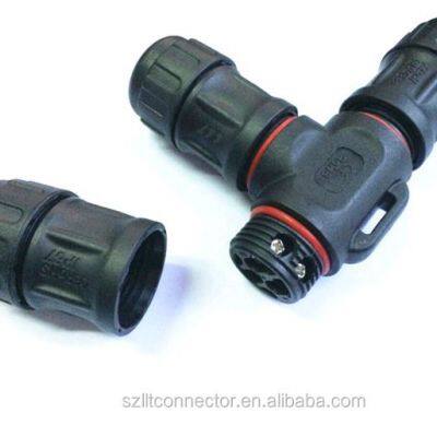 Tuv L25 Screw Pins Electric Wire Connector Types,Ip67 Waterproof Power Adapter Connector photo-3