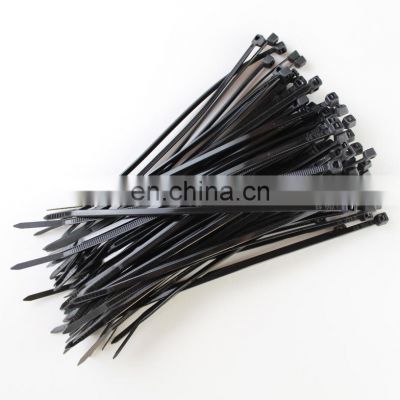 2.5mm*100mm Self-locking plastic nylon tie 100 PCS black cable tie fastening ring zip wraps strap nylon cable tie