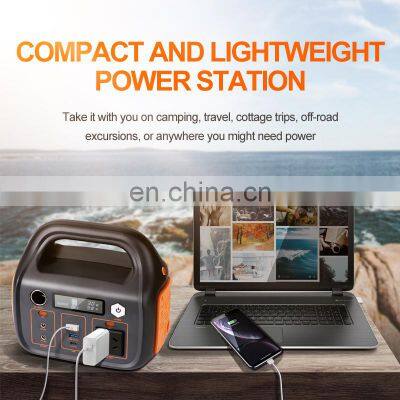 Outdoor Emergency Output Voltage AC110V 220V Storage 300w Super Portable Power Station for Camping With LED Lighting photo-2