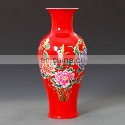 Large Traditional Made In China Ceramic Tall White Floor Vases Wholesale