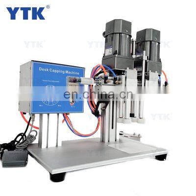 YTK-XLSGJ-6100 Semi-automatic Desktop Penumatic Spray Bottle Capping Machine photo-4