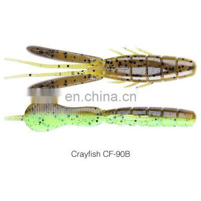 hot sale 8g 9cm soft bait silicone crayfish Shape Lure Fishing Bait