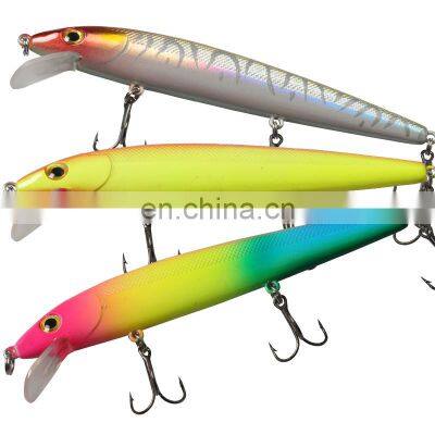 New arrival 13.5g/12.3cm hard bait sinking minnow trap fishing lures crankbaits 3d eyes Artificial Bait minnow lure