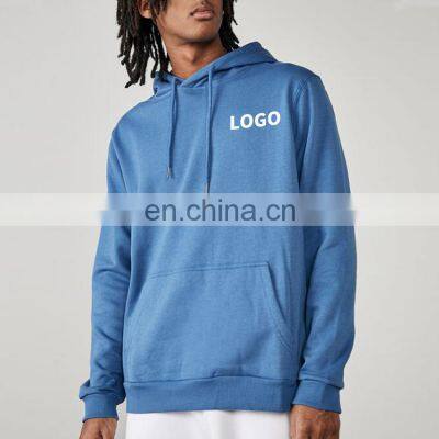 high quality custom logo Anti-Shrink blank 100% cotton mens pullover sweatshirt hoodies