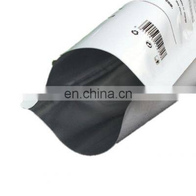 Matte black Stand up pouch custom smell proof bag with ziplock