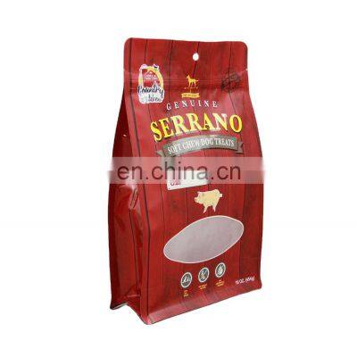 Custom Digital Printing Plastic Zipper Pet Dog Food Packaging Bag Resealable Zipper Stand up Pouch