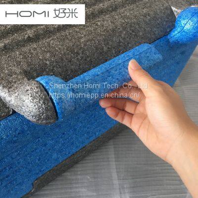 Portable Foldable Black EPP Foam Flip Box Car Storage Outdoor Picnic Expanded Polypropylene Packaging Box With Texturing Surface photo-5