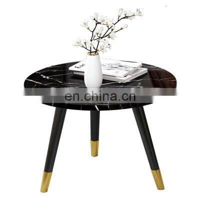 Italian style tea table modern tempered manmade board top wedding coffee table