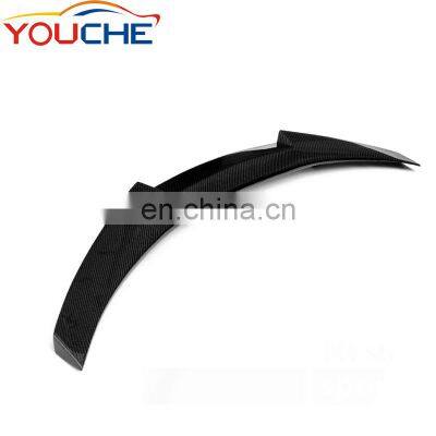 M4 style rear boot spoiler wing for BMW M4 F82 2014+ carbon fiber spoiler