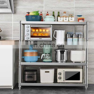 Household Kitchen Shelf Floor-standing Multi-layer Microwave Oven Storage Rack Tableware Condiment Storage Rack photo-4