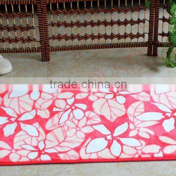 flower design bath mats wholesale coral fleece rugs