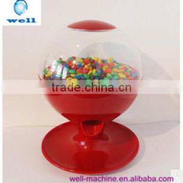 Hot selling Manual induction automatic out of sugar Candy Distributor candy machine gumball machine confectionary machine