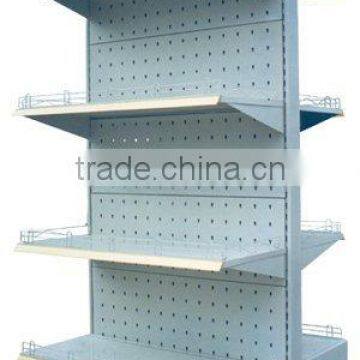 Square-tube 3 layers/tiers/plys/shelves supermarket shelf