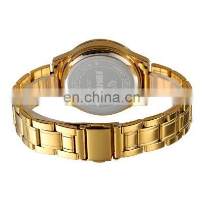 New Arrival Skmei 1737 Touch Screen Gold Luxury Led Watch for Lady Wristwatch Price Waterproof 3ATM photo-5