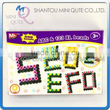 Mini Qute DIY Ironing Hama Perler Beans 3D Jigsaw pattern Model building block pegboard educational toy (Accept OEM) NO.BT-0061