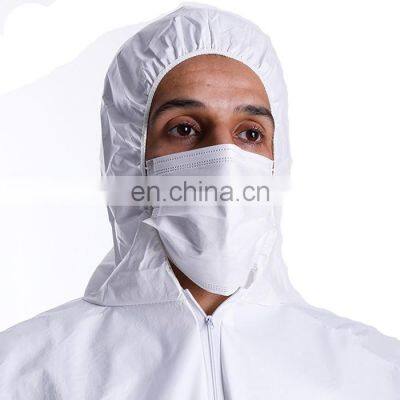 Waterproof Protective White Microporous Disposable Coveralls for Men photo-5