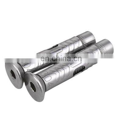 metal Corrugated m8 304 Stainless steel countersunk head hexagon