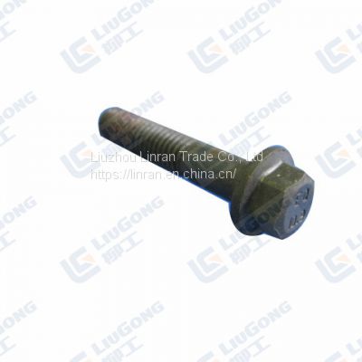 Loader hexagon flange bolt, Liugong loader parts, diesel engine parts, original stock