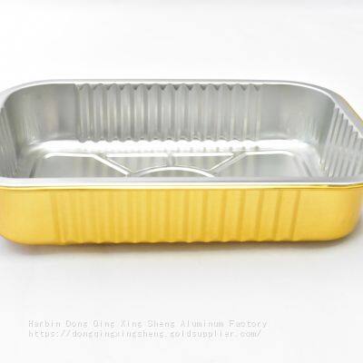 Disposable Wholesale Silver Aluminum Foil Food Containers For Food Disposable