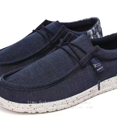 Spring Autumn Fashion Loafers Shoes Men Classic High Quality Denim Comfortable Drive Boat Shoes photo-2