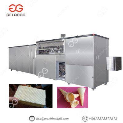 Linha de produção automática de casquinhas de sorvete/Máquina para fazer casquinhas de sorvete cremoso