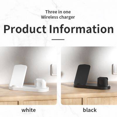 15W Fast Charging 3 in 1 Wireless Station Multi-Functional Charger for Apple Devices photo-6