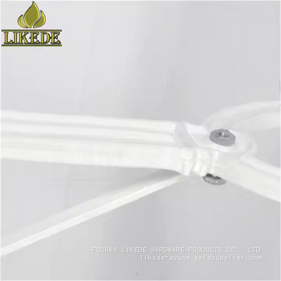 New Design Cast Iron Coffee Table Frame Cross Legs Crank Base for Dining Table Furniture Legs photo-4