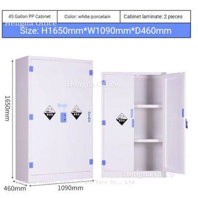 Customizable Polypropylene Acid Cabinet USWD3 | 45 Gallon High-Grade Safety Storage | Secure Chemical Management for Switzerland Biotech Companies