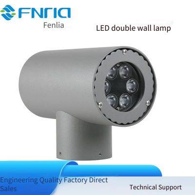 Led Outdoor Waterproof Round and Square Wall Lights, Available in 6w, 9w, 18w, 36w, Single Color and Seven - Color Options photo-3