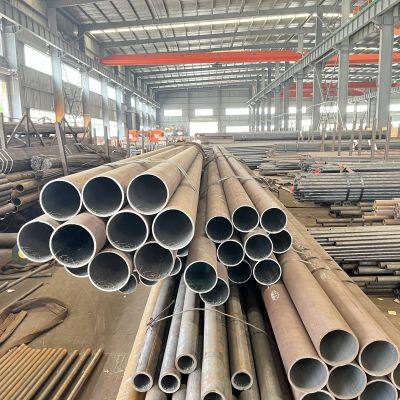 ASTM A106/A36/A53 & BS 1387 Certified ERW Hollow Steel Pipes Hot Rolled EMT Welded Round Pipe 1.0033 Carbon Steel Factory Direct photo-1