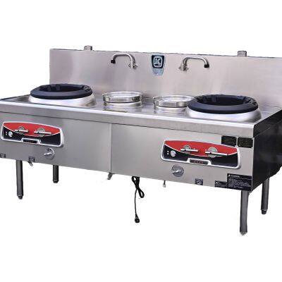 Industrial Two Woks Two Warmer With Φ48mm Gas Inlet British System Thread