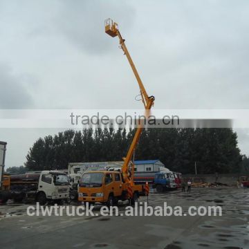 Dongfeng crew cab 14M truck mounted aerial platform