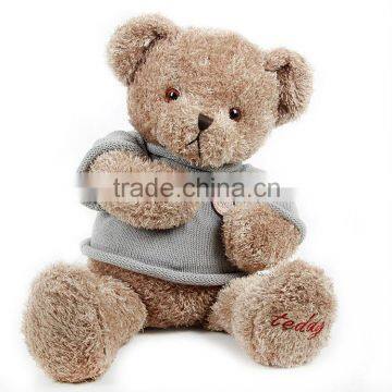 teddy bear plush toys with uniform, plush toys china